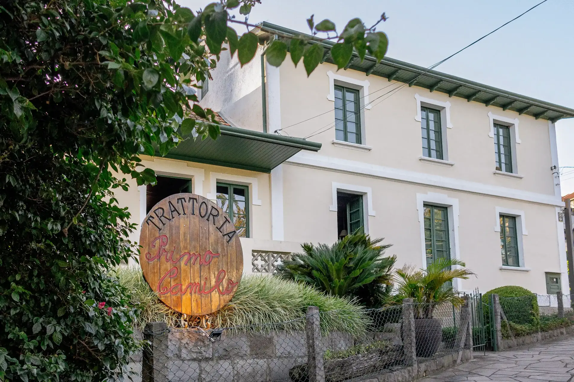 Fachada histórica da casa da família Missiaggia, 1940 — Vale dos Vinhedos